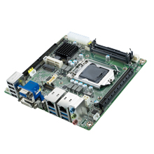 AIMB-205G2-00A1Eはコストパフォーマンスに優れたminiITXマザーボード(LGA1151.VGA/DP/DVI/LVDS/PCIe/2GbE)